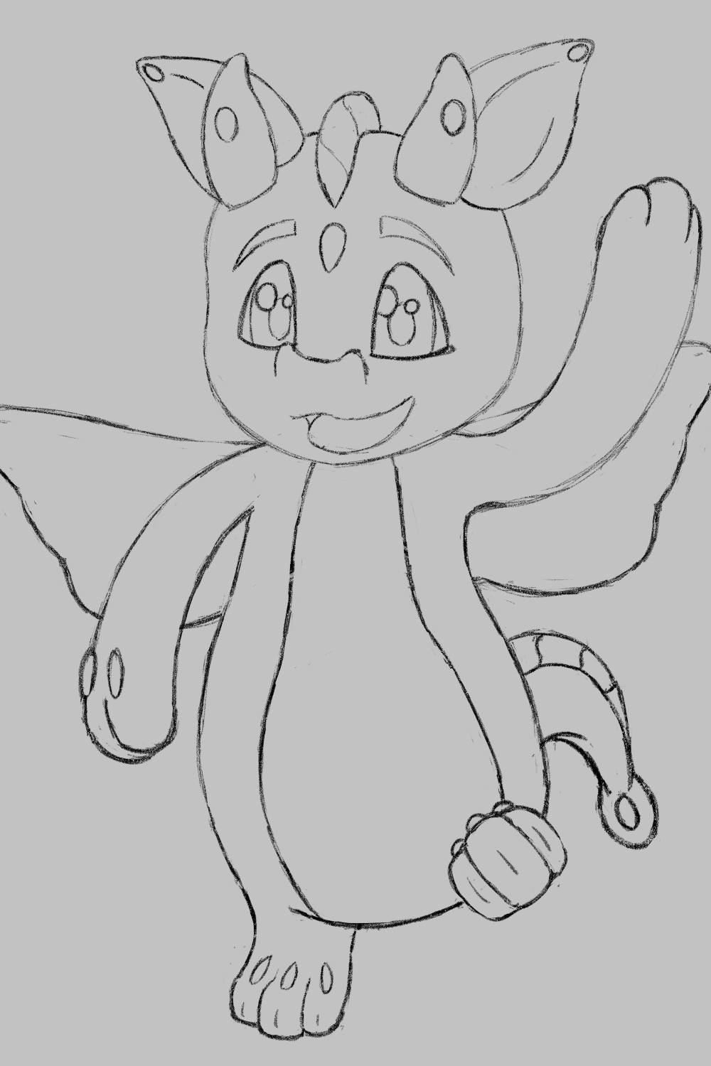 Little dragon sketch