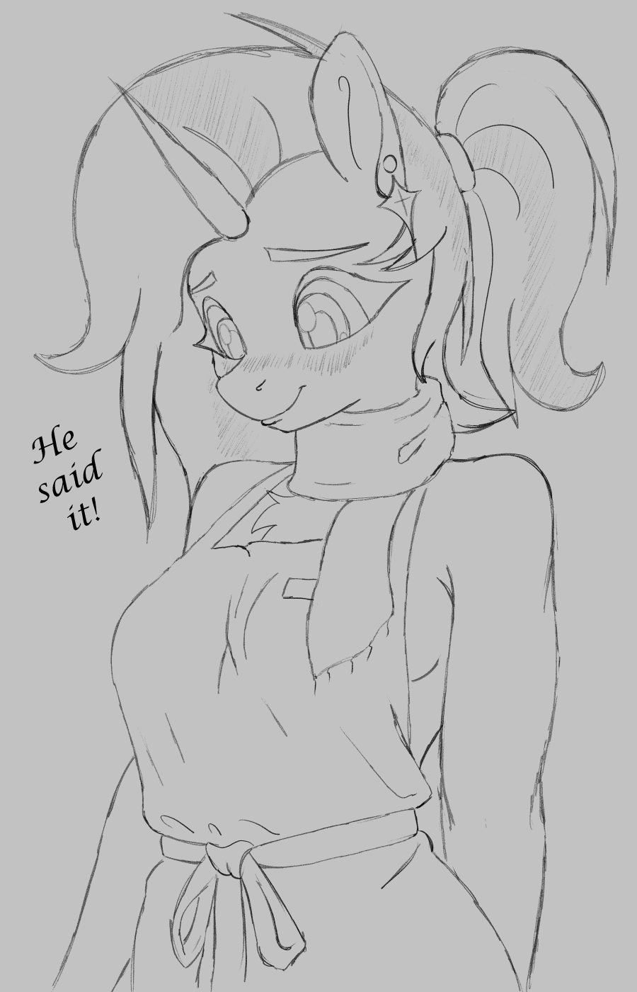 Mama pony sketch