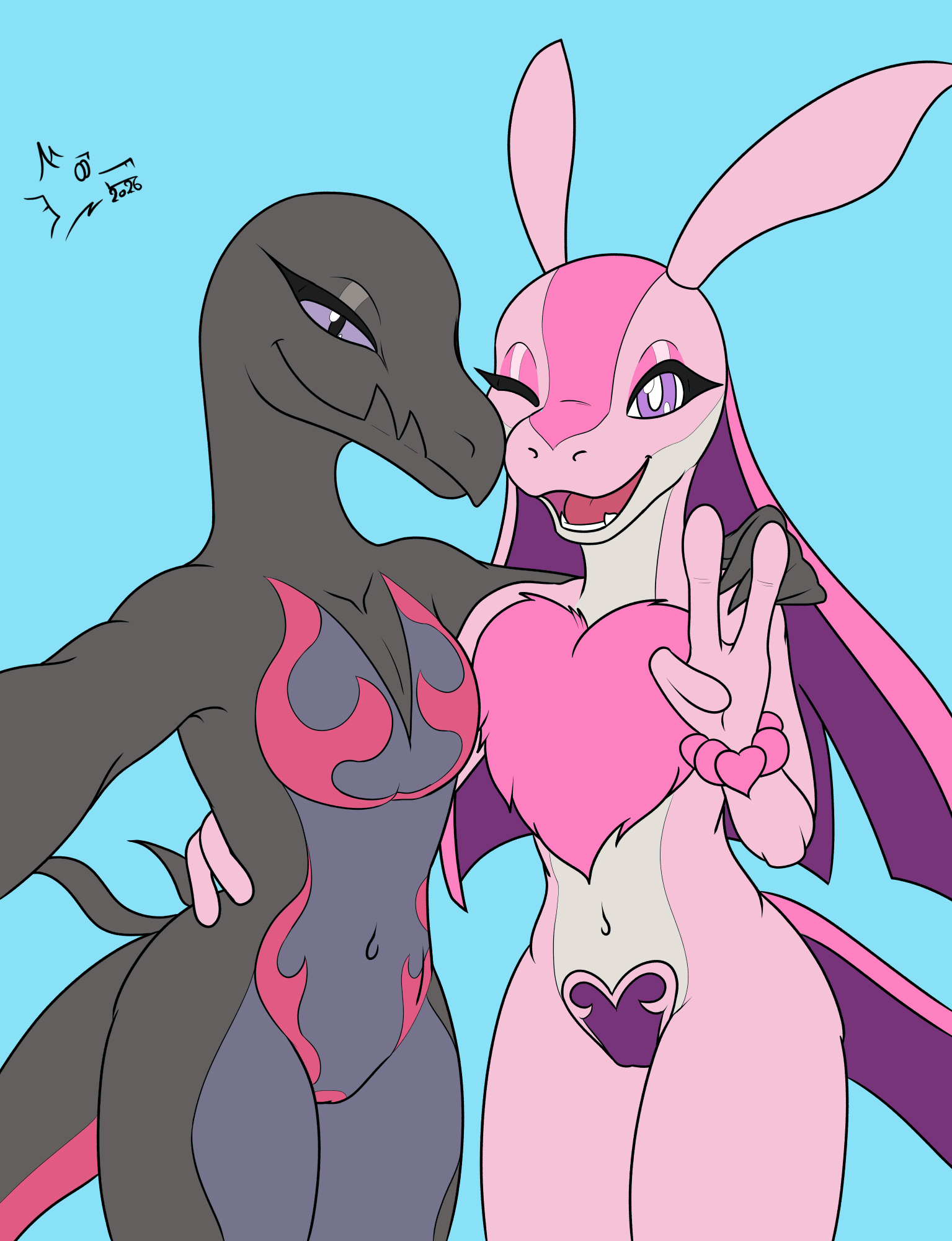 Salazzle and Lovander selfie
